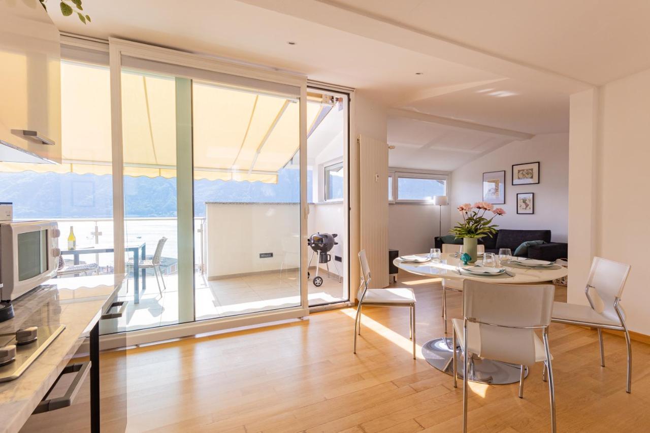 Casa Elea_ Panoramic Attic In City Center Campione dʼItalia Екстериор снимка